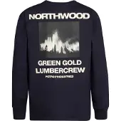 Petrol Industries Sweat bleu nuit / gris / blanc