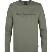 Petrol Industries M-3050-tlr604 Long Sleeve T-shirt Vert XL Homme