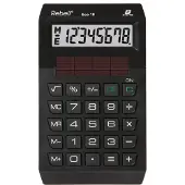 Rebell Calculatrice de bureau 8 chiffres 120x72x25mm
