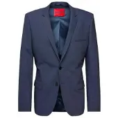HUGO Veste de costume 'ArtiM204X' marine / rouge