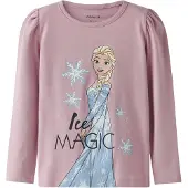Name It Mini T-Shirt 'NMFOsma Frozen' bleu clair / mauve / blanc