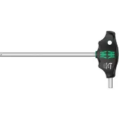 Wera 454 HF Tournevis hexagonal en T Hex-Plus avec fonction de retenue, 8 x 200 mm