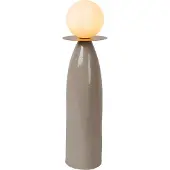 Lucide FIGARO - Lampe de table - Diamètre 12 cm - 1xG9 - Gris - 45 cm
