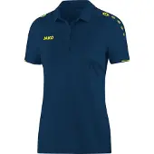 Jako Classico Polo Femmes - Bleu Nuit / Citron | Taille: 38