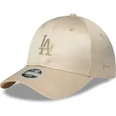 New Era Satin Rhinestone 9forty Los Angeles Dodgers Cap Beige
