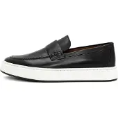 Derimod Mocassin noir / blanc