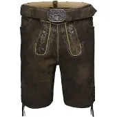 Spieth & Wensky Pantalon folklorique 'Greif' brun foncé