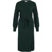 Vila Robes en maille 'VIRICKY' vert foncé