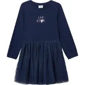 s.Oliver Robe bleu foncé / rose