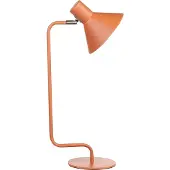 Beliani Lampe à poser orange métal 51 cm abat-jour conique lampe de nuit réglable chambre salon design industriel