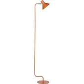 Beliani Lampadaire orange métal 154 cm abat-jour conique lampe de nuit réglable chambre salon design industriel