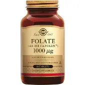 Solgar , Folate, 1 000 mcg, 60 Comprimés