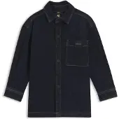 BOSS Chemise en jean avec poche-poitrine logotée pour enfant