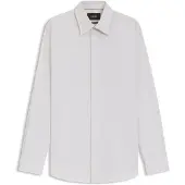 BOSS Chemise Regular en coton italien à carreaux