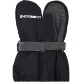 Didriksons Biggles Zip, moufles de ski, junior, noir