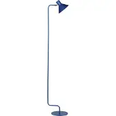 Beliani Lampadaire bleu métal 154 cm abat-jour conique lampe de nuit réglable chambre salon design industriel