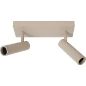 Lucide Lampe de plafond élégante Grado Brun sable 2 clairs