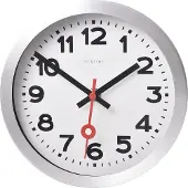 Nextime - 3998AR - Horloge Murale - 19cm - argent - Station