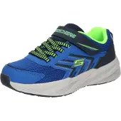 SKECHERS Baskets 'MICROSPEC TREAD' bleu / bleu marine / vert fluo