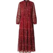 Pepe Jeans Robe 'Miley' crème / rouge / rouge foncé