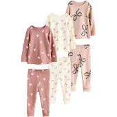 Next Pyjama graphite / mauve / rose ancienne / blanc naturel