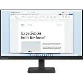 Lenovo L24-4e écran plat de PC 60,5 cm (23.8") 1920 x 1080 pixels Full HD LCD Noir