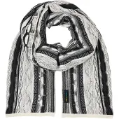 Carlo colucci Écharpe 'Carsaniga' noir / blanc