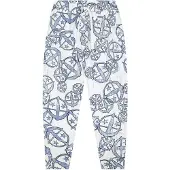 Schiesser Pantalon de pyjama ' 150 YEARS ' bleu / blanc cassé