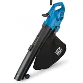 HBM souffleur et aspirateur de feuilles 3-en-1 avec sac de collecte et vitesse variable