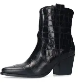 Manfield Bottes de cowboy noir