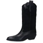 Sacha Bottes de cowboy noir
