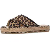 Sacha Mule beige clair / caramel / noir