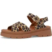 Manfield Sandales beige / brun foncé