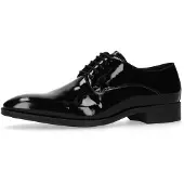 Manfield Chaussure à lacets noir