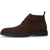 Manfield Bottines à lacets brun foncé