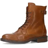Manfield Bottines à lacets cognac