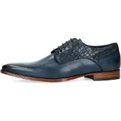 Manfield Chaussure à lacets bleu foncé
