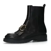 Manfield Bottines or / noir