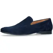 Manfield Chaussure basse bleu marine