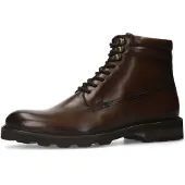 Manfield Bottines à lacets marron