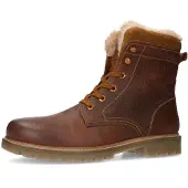 Manfield Bottines à lacets cognac