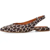 Manfield Ballerines à lanières beige / marron / noir