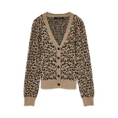 Vero Moda Cardigan 'VMNANCY' camel / brocart