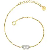 Glanzstücke Bracelet or / argent