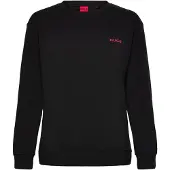 HUGO Haut de pyjama en coton stretch avec logo imprimé