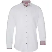 Spieth & Wensky Chemise folklorique rouge foncé