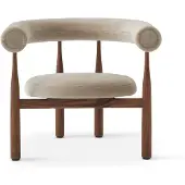 New Works Bukowski Chaise Longue Walnut
