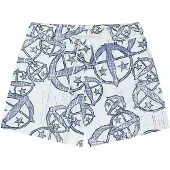 Schiesser Pantalon de pyjama ' 150 YEARS ' bleu / blanc