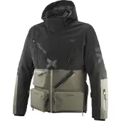 Ixon Etna Kaki Noir Imperméable Blouson Moto Textile Taille 2XL