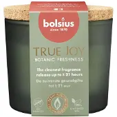 Bolsius Duftglas mit Kork 66/83 True Joy Botanic Freshness
